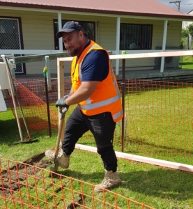 Alan Reader memorial street construction